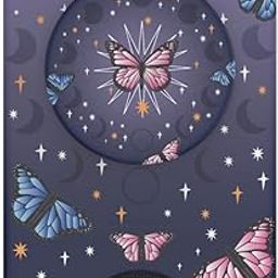 PopSockets Phone Wallet with Phone Grip & Expanding Kickstand, Phone Card Holder - Retrograde Butterfly-image-43