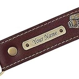 Your Name Customized Leather Unisex Passport Holder, Sunglasses Cover and Men's Wallet with Key Chain, Gifts, Personalized Gifts (Keychain)-image-7