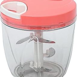 Manual fruit & vegitable Chopper, 1000 ml Capacity, 6 Stainless Steel Blades, multicolour-image-46