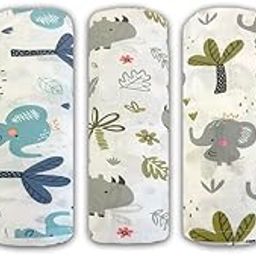 Trance Home Linen Super Ultra Soft 100% Cotton Baby Wrapper | New Born Swaddling Soft Cotton Sheets | New Born Swaddle Cloth (100X100 Cm, Baby Pug, Pack Of 5), 200 Tc, Baby Pug, Multicolor-picture-15