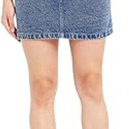 Mini Skirt with Back Slit | Denim Skirt with 4 Pocket for Women-image-32