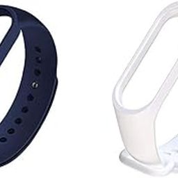 Liddu Wristband Band Straps Belts for Xiaomi Mi 5 Original Band (Combo Pack, Pack of 2) (Navy Blue, White, Xiaomi Mi Band 5 Original)-13