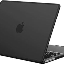 BlueSwan Case Compatible for Macbook Pro 13 inch M2 M1 A2338 A2251 A2289 A2159 A1989 A1706 A1708, Released in 2024 2023 2022-2017,Anti-rupture TPU Frame + PC Matte Anti-fingerprint Cover-Frosted Black-image-50