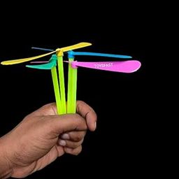 TOYSFAST® (Pack of 20) Air Flying Toys Propeller Bamboo Copter Outdoor Flying Toy Party Game for Kids & Adults (Multicolor)(A25)-10