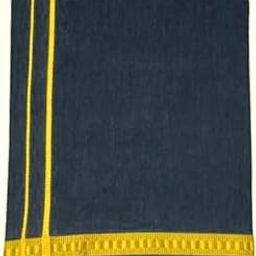 Men's Cotton Color Dhoti| Multicolor Single Dhoti (Pack of 1)| Casual/Pooja/Temple Wear Dhoti 2.0 Mtrs-image-93