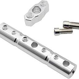 0TO6 Extension Rod Mirror Bracket, Silver-3