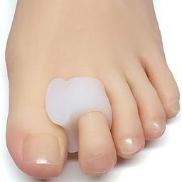 ZenToes Gel Toe Separators for Overlapping Toes, Bunions, Big Toe Alignment, Corrector and Spacer - 4 Pack (White)-picture-14