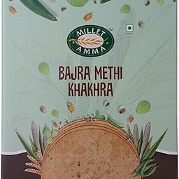 Millet Amma Bajra Methi Khakhra - Pack Of 2 (180g each), Baked, No Added Preservatives, Full Of Fiber, 70% Millet Content, Ready To Eat, Millet Snacks, Healthy And Organic Foods, Gluten Free, Vegan.-image-14