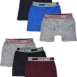 Boy's Super Combed Cotton Outer Elastic Solid Trunk with Ultra Soft Waistband | Colors May Vary |-image-63