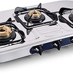 Glen 3 Burner Stainless Steel LPG Gas Stove || High Flame Brass Burner || ISI Certified || Manual Ignition || 2 Years Warranty (CT1037SSHFBB)-image-20