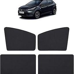 Auto Hub Car Window Sunshade/Curtains Compatible with Tata Altroz - Pack of 4, Altroz Sun Shade-image-23