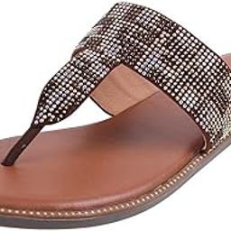 Women Synthetic Leather Flat Chappal-image-60