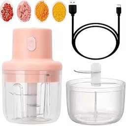 Automatic Chopper Wireless Mini Electric Garlic Vegetables Cutter Garlic Mincer Meat Grinder Food Processor Mixer-28