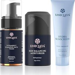 Uniqaya Healthy Glow Trio With Foam Face Wash, Moisturizer, and Hydra Sunscreen for All Skin Type-image-18