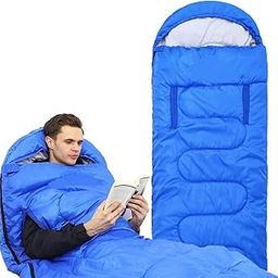 HENIRAG Sleeping Bag 3-4 Seasons Warm Cold Weather Lightweight Portable Waterproof Sleeping Bag with Compression Sack for Adults & Kids - Indoor & Outdoor Camping, Backpacking Hiking-image-9