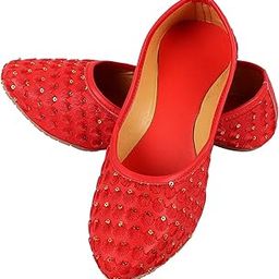 Apratim Synthetic Women/Girls Flat/Jutti Red Color-image-18