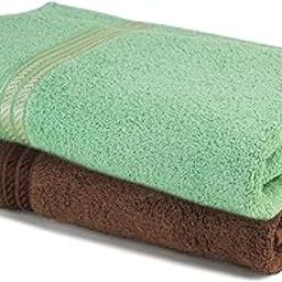Comforic 100% Cotton Bath Towel Set of 2 – 500 GSM, Super Soft, Quick Dry, Highly Absorbent, 70X140 Cm – Daily, Gym, Spa & Travel Use (Hazel Green and Espresso)-image-12