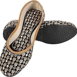 Women’s Embroidered Punjabi Mojaris Jutti’s Juti Shoe-image-64