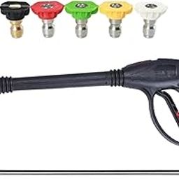 UJEAVETTE High Pressure 4000 PSI Washer Spray Gun Wand Nozzle Hose Kit 7pcs-picture-22