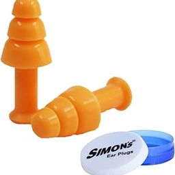 Simon's Bulk Pack Silicone Earplugs – 100 Pairs Soft Noise Cancelling Ear Plugs for Sleeping, Snoring, Travel, Swimming & Work – Reusable & Comfortable Hearing Protection-picture-15