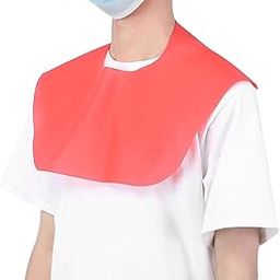 Silicone Haircut Cape, Haircut Cape, Good Toughness Hair Salon for Home Use(Large red)-image-74