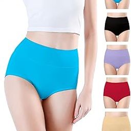 Hipster Seamless Panties for Women High Waist Cotton Panties (Pack of 5 High Waist Img 929to 944)-image-9