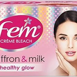 Fem Fairness (Saffron & Milk) Crème Bleach - 314g | Advanced Skin Brightening System | Enriched wih Goodness of Safrron & Milk | With Rejuvenating Fragrance | No Added Parabens, Silicones & Ammonia-31