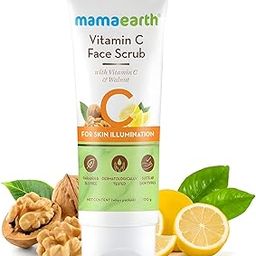 Mamaearth Vitamin C Face Scrub for Glowing Skin, With Vitamin C and Walnut For Skin Illumination (100 g)-image-91