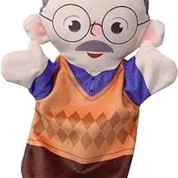 CALANDIS™ Family Hand Puppets Teaching Role Play Developing Intelligence Finger Puppet Grandfather-30