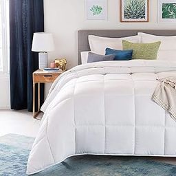 Jewear Luxurious 5 Star Hotel Quality Solid 400 TC Soft Goose & Feather Down Proof Fabric Comforter (90" X 100" , White , King Size)-image-9