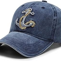 Anchor Denim Unisex Baseball Caps Casual Sports Summer Outdoor Activities Cap for Men and Women (Grey)-28