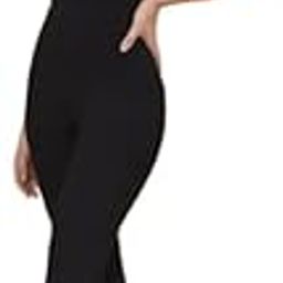 Black Jade Jumpsuit for Women | Stylish 4-Way Lycra One-Piece Outfit with Pants | Trendy Sleeveless Stretchable Slim Fit Western Dress-54