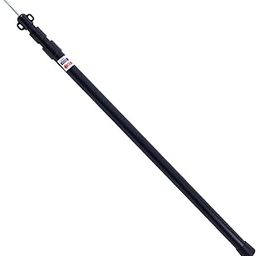 Telescopic Awning Pole Portable Canopy Pole for Beach Shelter Hiking Fishing Black| Camping Gear | Heavy-Duty Tent Stakes & Guy Lines Set-image-9