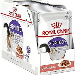 Royal Canin Food for Dry Adult Sterilised Catsz, Meat Flavor 85g (Pack of 12)-image-66