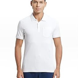 3913 Men's Super Combed Cotton Rich Solid Half Sleeve Regular Fit Polo T-Shirt with Chest Pocket-image-9