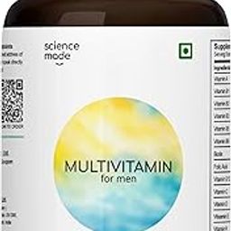 Multivitamin for Men | 1 Capulse Daily | Multivitamin With Lutein, CoQ10, Grape Seed Extract, 100% Vitamin A, B, C, D and E, Zinc, Iron | Boost immunity & Improve Energy levels | Heart & Eye Support | 30 Vegetable Capsules-image-20