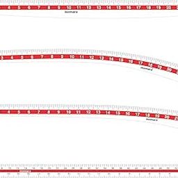 Isomars Tailoring Scale Set of 4 (Tailoring Ruler 24 inches-Set of 4-White)-picture-28