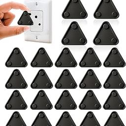 Novo Baby 24-Piece Baby Safety Electric Socket Plug Guards | Baby Proofing Switch Board Cover for Kids Safety with Easy Removal Pin (Pack of 24, Black)-image-93