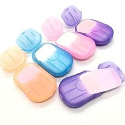 OSTUMBLI Paper Soap Strips Box For Traveling/Portable Disposable Hand Paper Soap For Travel Multi Color-image-85