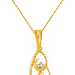 p.c. chandra jewellers Gold and Diamond Pendant for Women-picture-23