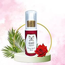 Avani Skincare Handmade Rose Body Mist | Radiant and Long Lasting Fragrance | Earthy Fragrance | For all skin types | Paraben & Chemical Free - 100ml-picture-17
