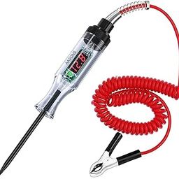 AASONS Auto Test Pencil Light Automotive, Circuit Tester, Dc 3v-24v Digital Led, Auto Bidirectional Frequency Voltage Tester Electric Battery Testing Pen Probe, Repair Tool For Car Truck Motorcycle.-30