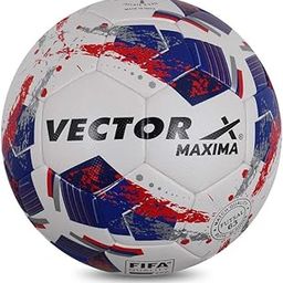 Vector X 32 Panel Maxima Rubber Thermo Fused FIFA Approved Indoor/Outdoor Football with Butyl Bladder, Multicolor, Size 4, Suitable for Match and Training for Adut and Kids 10-14 Years-image-32