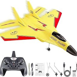 KIVESH Rc Airplanes, Remote Control Airplanes Glider 2.4 GHZ, 2 Channels RC Plane, Easy to Fly Remote Control Fighter, Epp Foam Rc Aircraft Automatic Balance Gyro for Beginner Adult Kids Multi Color-image-33