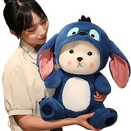 Storescent Stuffed Blue Dragon Hooded Teddy Bear (60cm) | Soft Plush Toy for Kids, Cute Dragon-Themed Cuddly Bear, for Children Ultra-Soft Huggable Cuddle Buddy-18