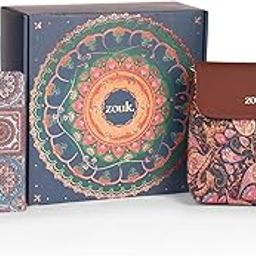 Mandala Harmony Gift Box | Paisley Sling Bag, Multicolor Mandala Coasters, Diary & Bookmark | Indian Art-Inspired Handcrafted Gift Set for Festive & Everyday Gifting-image-75