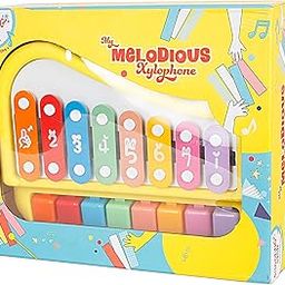 Shooting Star My Melodious Xylophone – Musical Toy for Kids, Yellow, 18M+-5