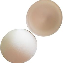 3 Pairs Round Bra Insert Breathable Sponge Bra Inserts Cup Push Up Sports Bra Pad Breast Enlargement Enhancer Shaper for Women Girls (Nude)-image-9