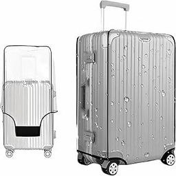 Combo Cover for Hard Luggage Trolley Bags | Transparent Protective Covers PVC Fabric Waterproof-image-32