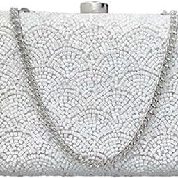 Women Handicraft Item Clutch (White) (000604Bg)-picture-28